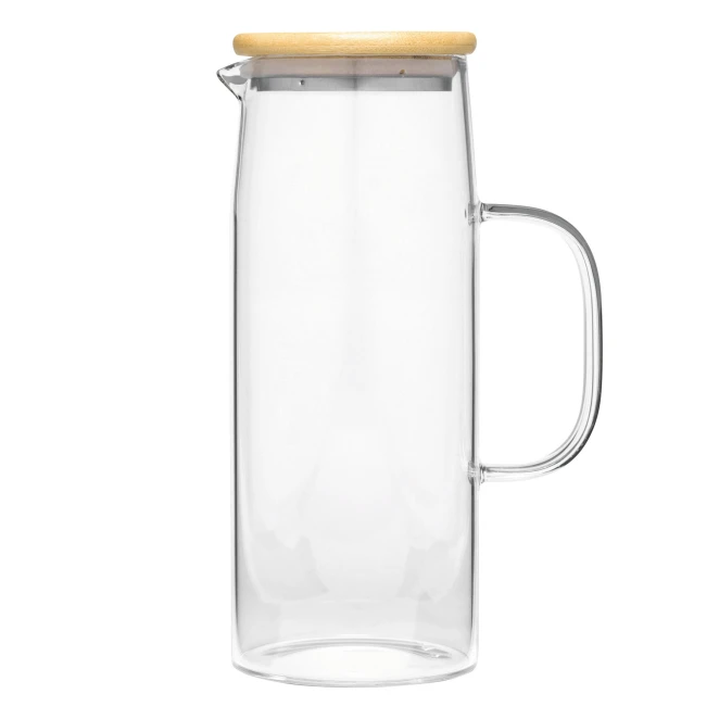 Karafka szklana BAMBOO PITCHER z nadrukiem logo Zdjęcie 4
