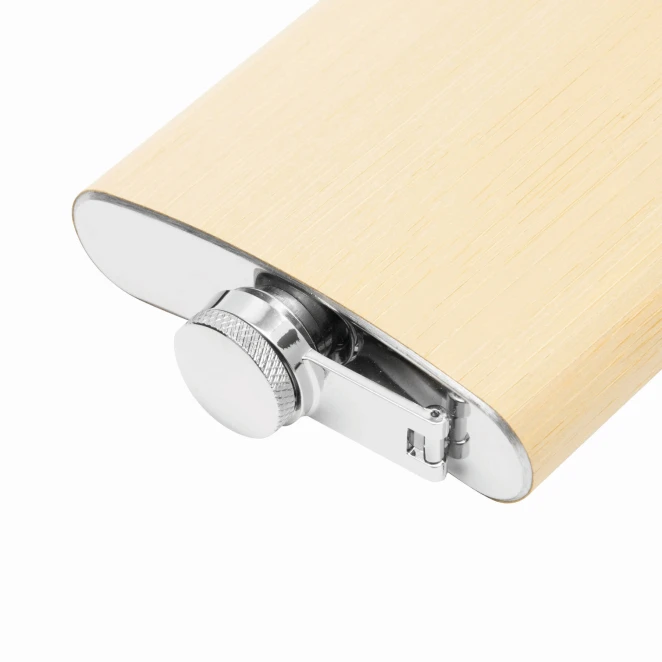 Piersiówka BAMBOO STYLE z logo Zdjęcie 7