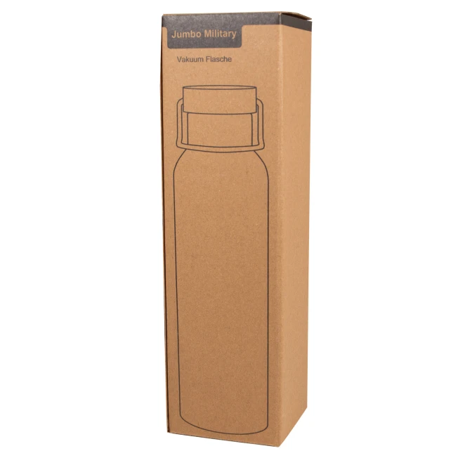 Próżniowa butelka do picia JUMBO MILITARY z nadrukiem na zamówienie Zdjęcie