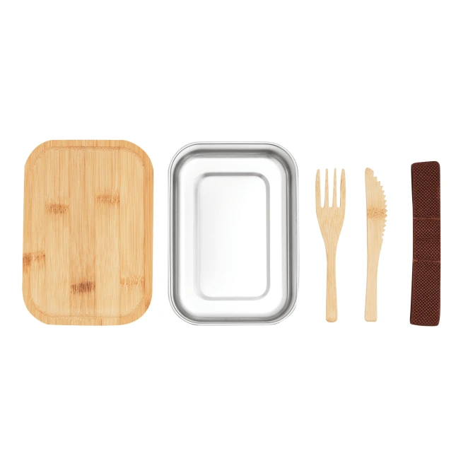 Pudełko śniadaniowe ECO TASTE do naniesienia logo Zdjęcie 6