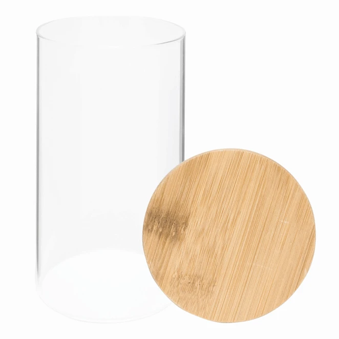 Szklany słoik ECO STORAGE M, pojemność ok. 700 ml z logo firmy Zdjęcie 4