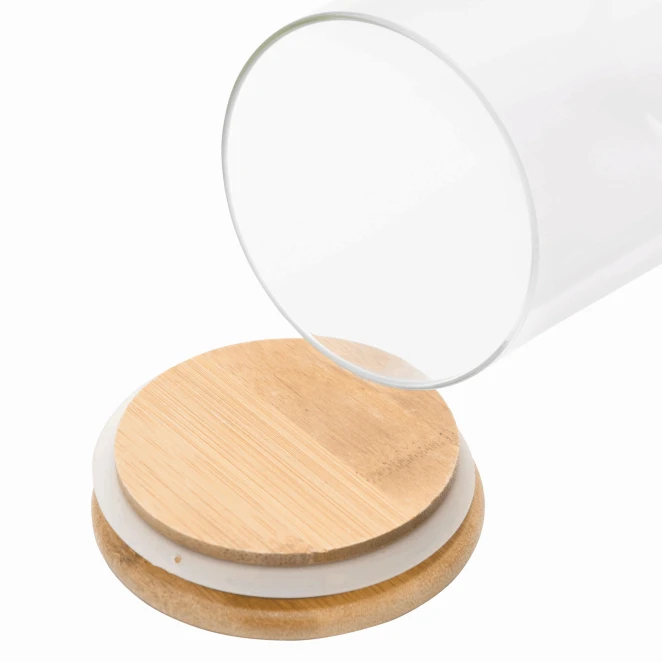 Szklany słoik ECO STORAGE M, pojemność ok. 700 ml z logo firmy Zdjęcie 7