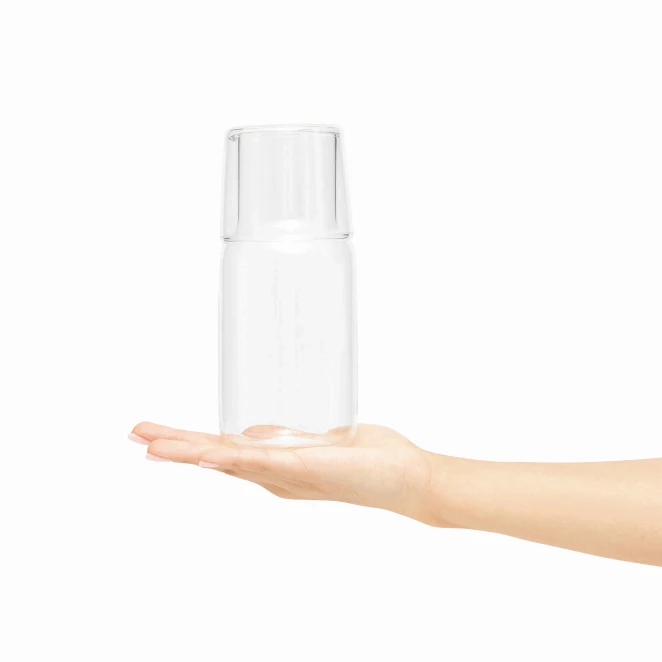 Szklana karafka ze szklanką CALMY do naniesienia logo Zdjęcie 7