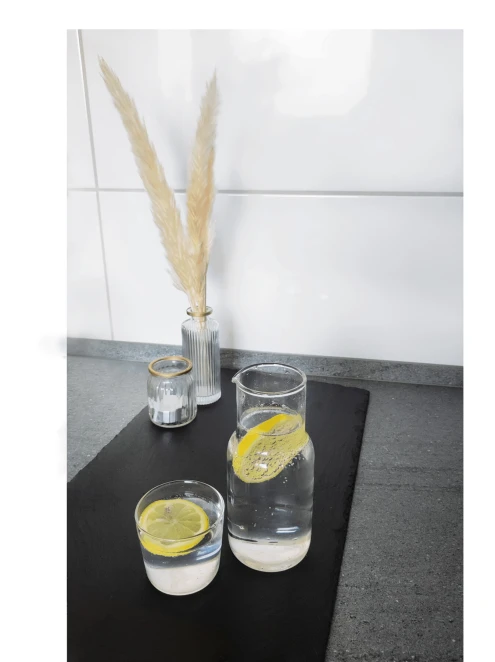 Szklana karafka ze szklanką CALMY do naniesienia logo Zdjęcie 9