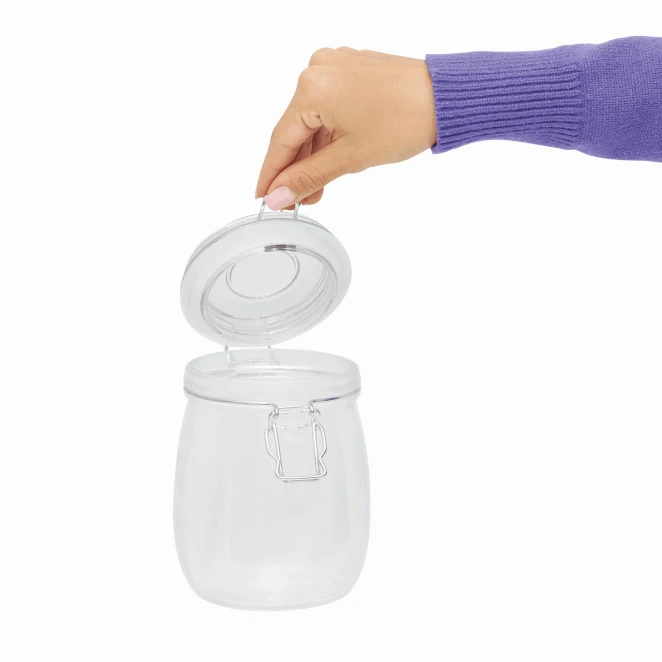 Szklany słoik CLICKY L, pojemność ok. 750 ml. z nadrukiem na zamówienie Zdjęcie 8