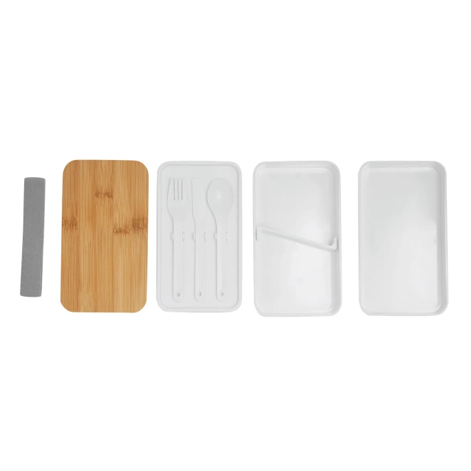 Lunch box DOUBLE LEVEL z logo Zdjęcie 5