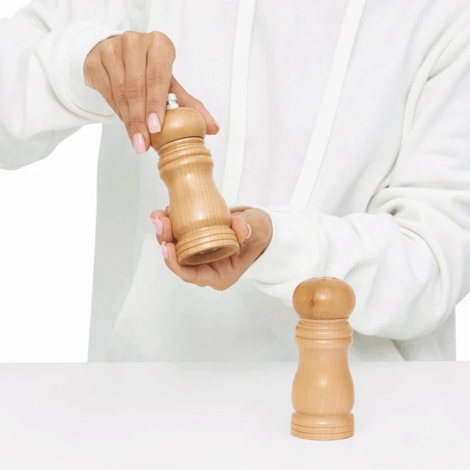 Zestaw solniczka i młynek do pieprzu DUO SPICE do nałożenia logo Zdjęcie 8