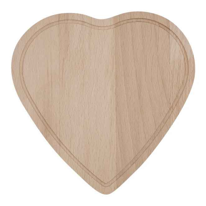 Deska do krojenia WOODEN HEART do naniesienia logo Zdjęcie