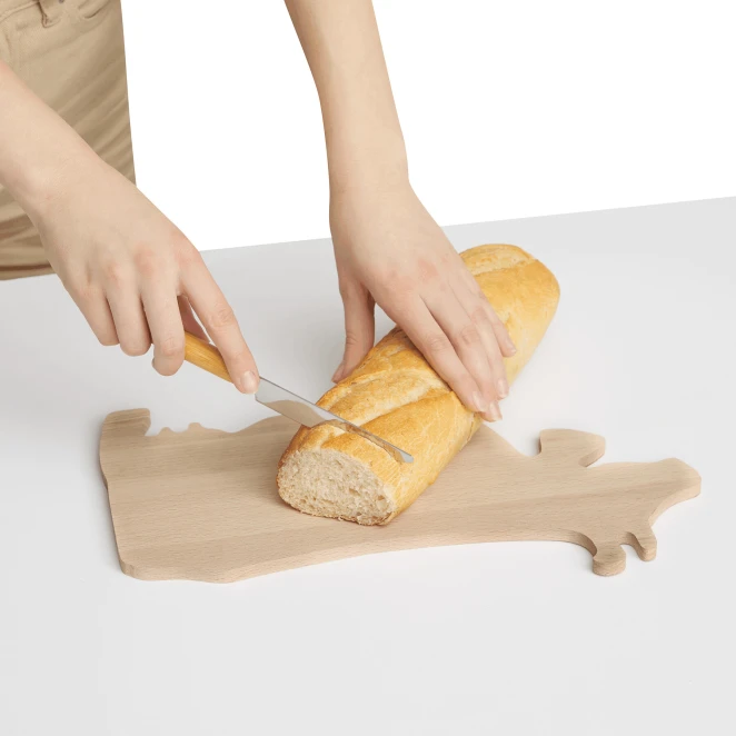 Deska do krojenia WOODEN RINDY z logo firmy Zdjęcie 3