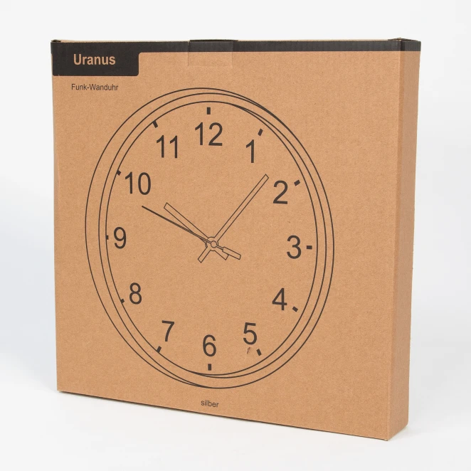 Zegar ścienny URANUS sterowany radiowo z nadrukiem na zamówienie Zdjęcie 5