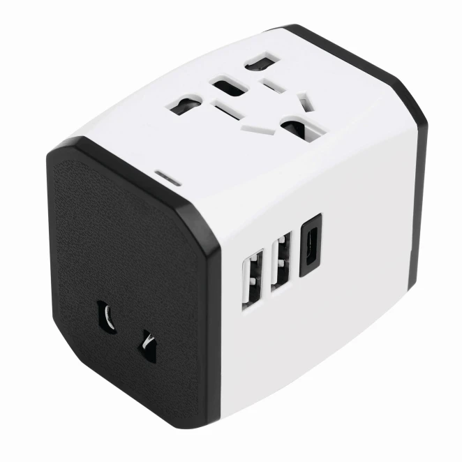 Adapter podróżny TRAVEL POWER z logo firmy Zdjęcie 2