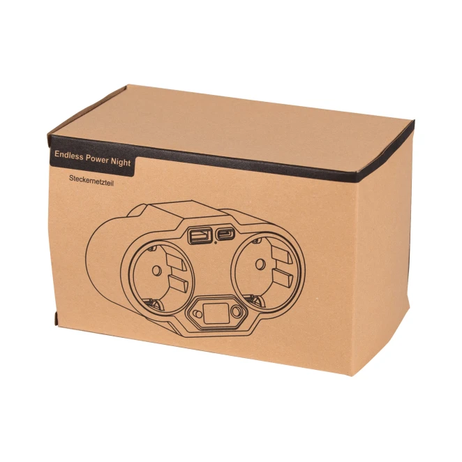 Wtyczka USB z lampką nocną ENDLESS POWER NIGHT z logo Zdjęcie 6