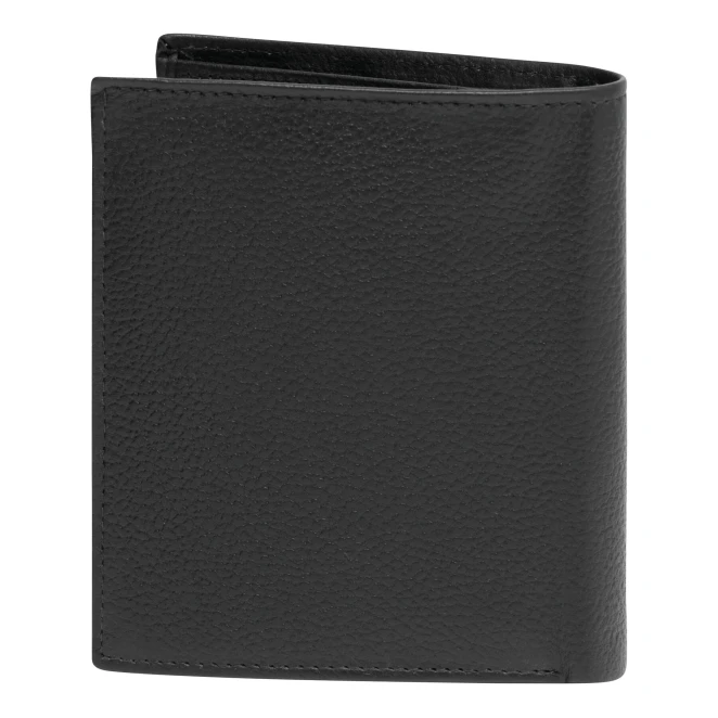 Skórzana portmonetka MESSINA z logo Zdjęcie 3