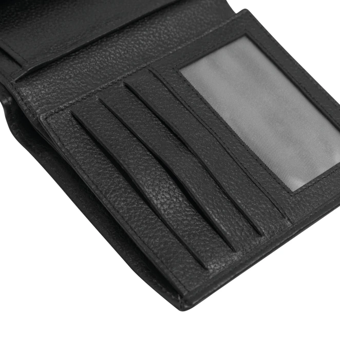 Skórzana portmonetka MESSINA z logo Zdjęcie 6