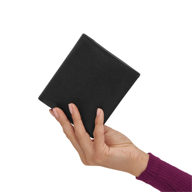 Skórzana portmonetka MESSINA z logo Zdjęcie 8