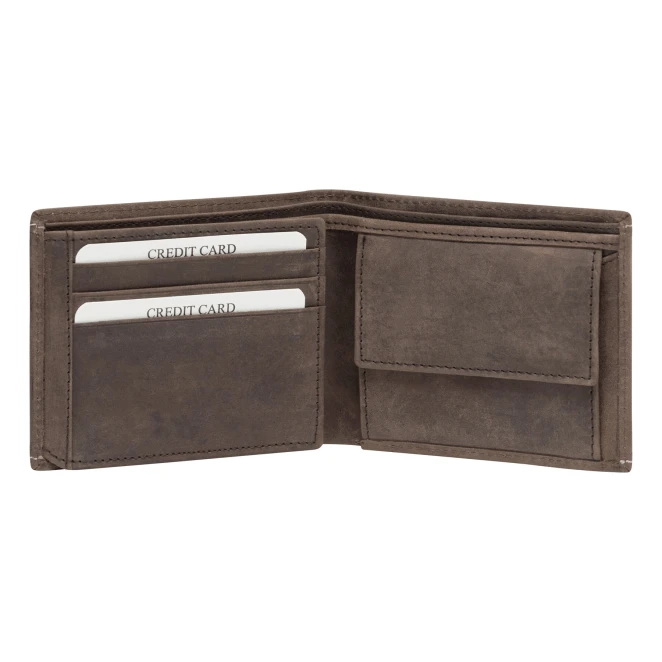 Skórzana portmonetka WILD STYLE I z naniesieniem logo Zdjęcie 4