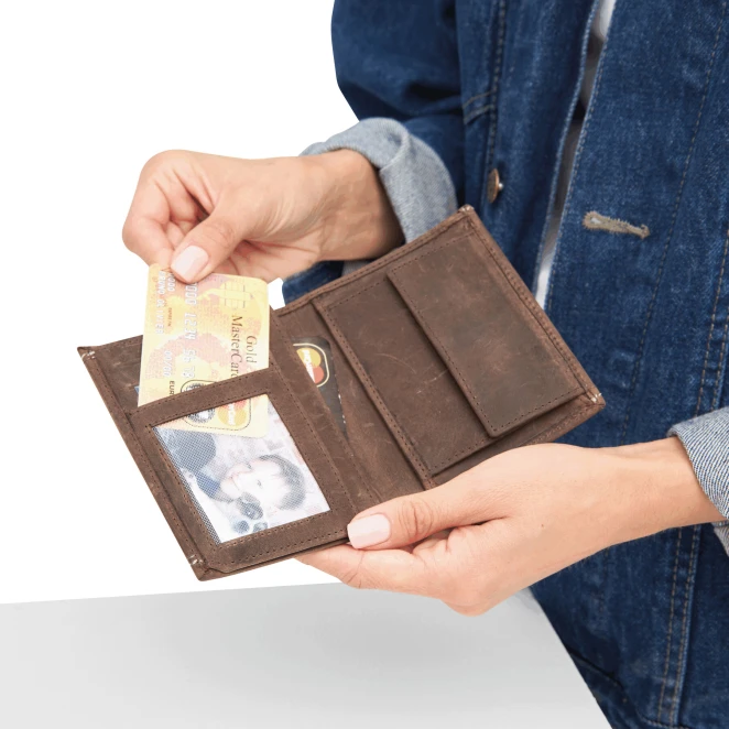 Skórzany portfel WILD STYLE II do naniesienia logo Zdjęcie 7