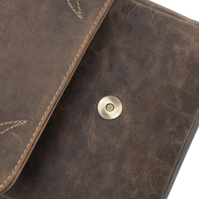 Torebka z prawdziwej skóry WILDERNESS z naniesieniem logo Zdjęcie 6