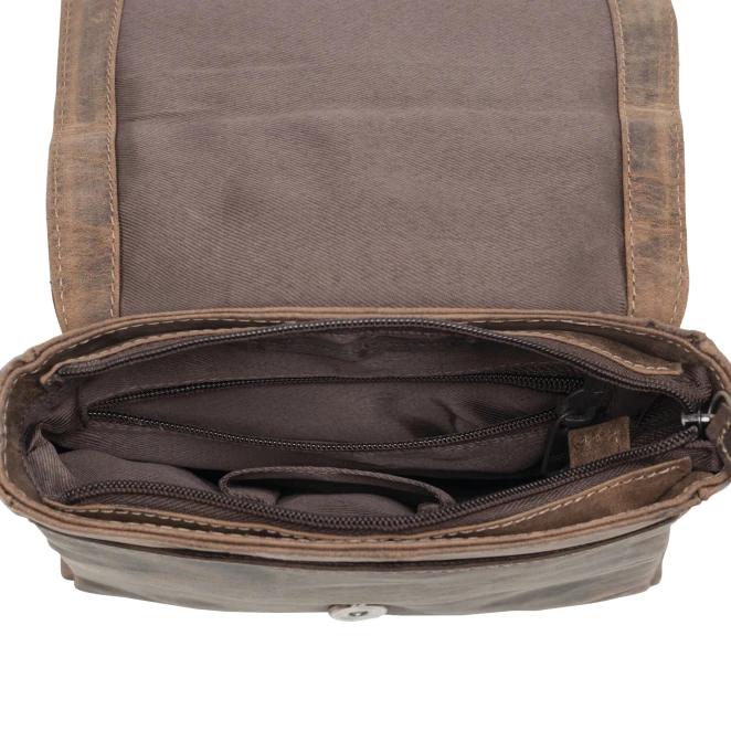 Torebka z prawdziwej skóry WILDERNESS z naniesieniem logo Zdjęcie 7