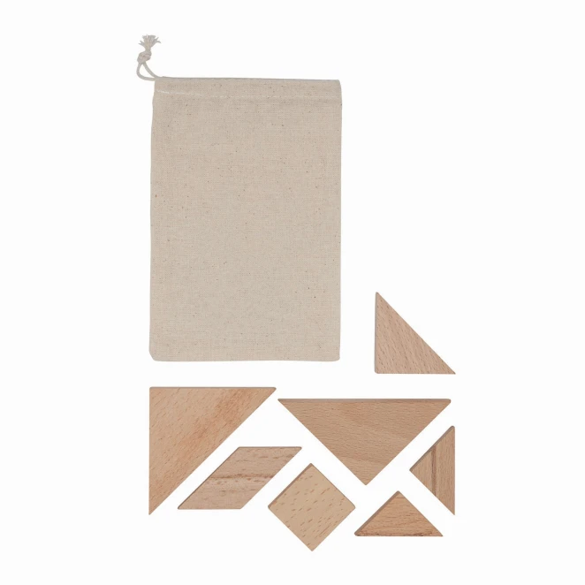 Puzzle drewniane TANGRAM do nałożenia logo Zdjęcie 3