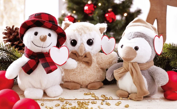 Pluszowy bałwan JOHANN z naniesieniem logo Zdjęcie 6