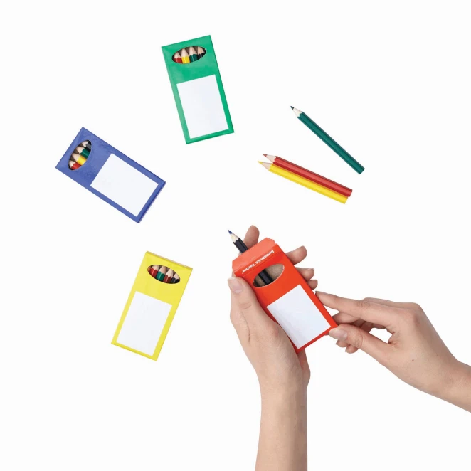 Zestaw kredek RAINBOW z nadrukiem na zamówienie Zdjęcie 4