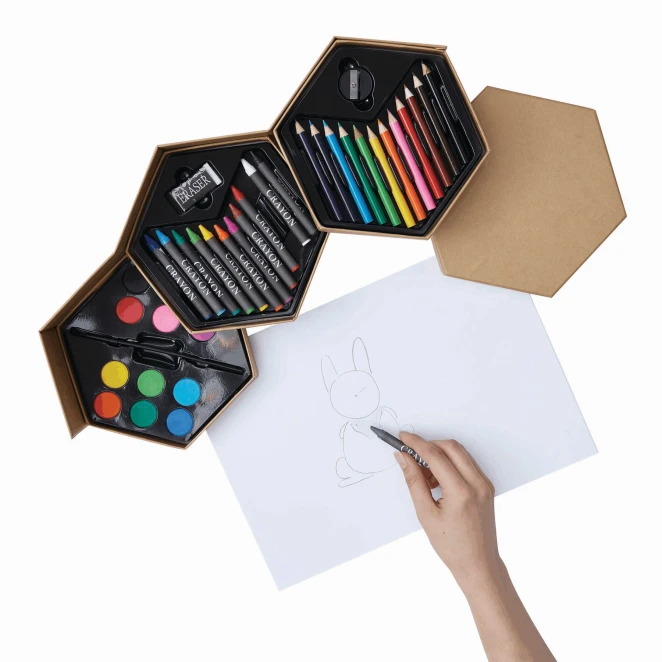 Zestaw do rysowania i malowania COLOURFUL LEVEL do drukowania logo Zdjęcie 6