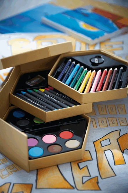 Zestaw do rysowania i malowania COLOURFUL LEVEL do drukowania logo Zdjęcie 7