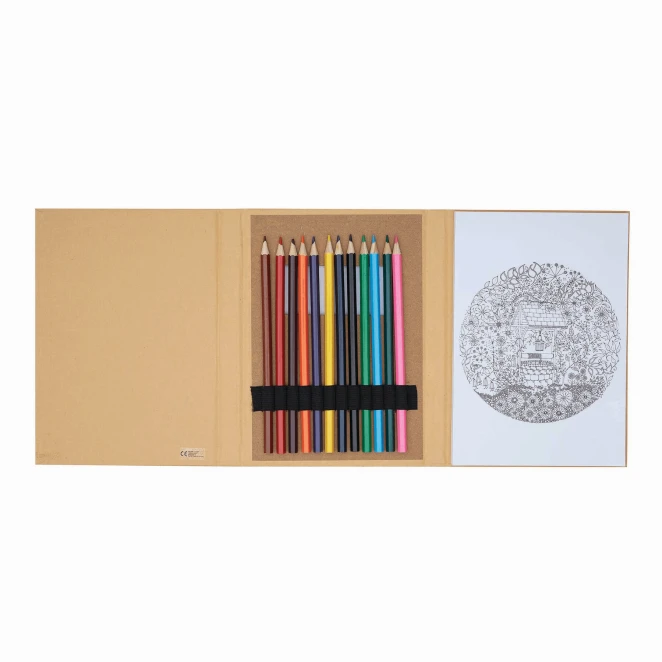 Zestaw do kolorowania COLORFUL BOOK z nadrukiem logo Zdjęcie 2