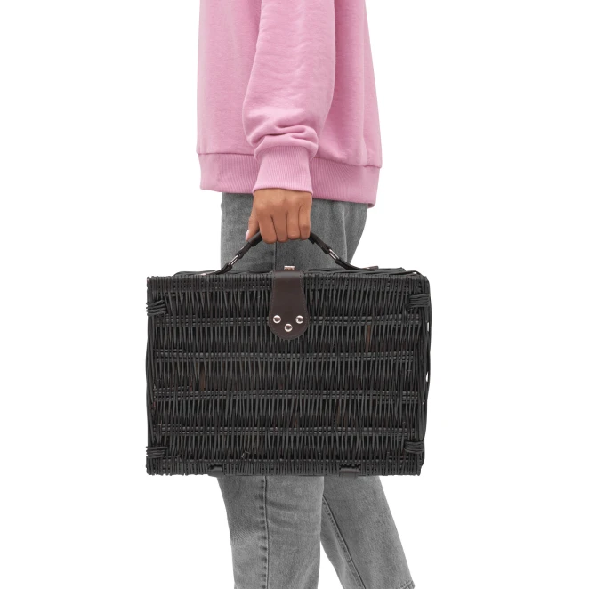 Wiklinowy kosz piknikowy SUNSET PARK z nadrukiem na zamówienie Zdjęcie 10