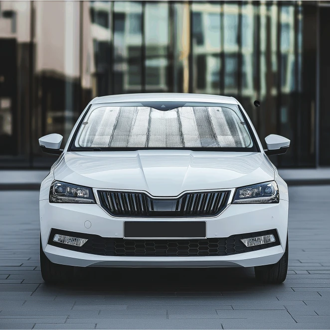 Samochodowa osłona przeciwsłoneczna SHADOW FOLD do nałożenia logo Zdjęcie 4