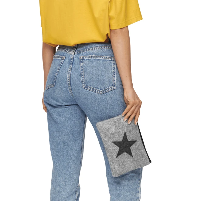 Filcowa torebka-organizer STAR DUST USE z logo firmy Zdjęcie 6