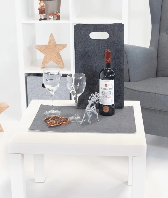 Filcowa torba na butelki CHABLIS z logo firmy Zdjęcie 6