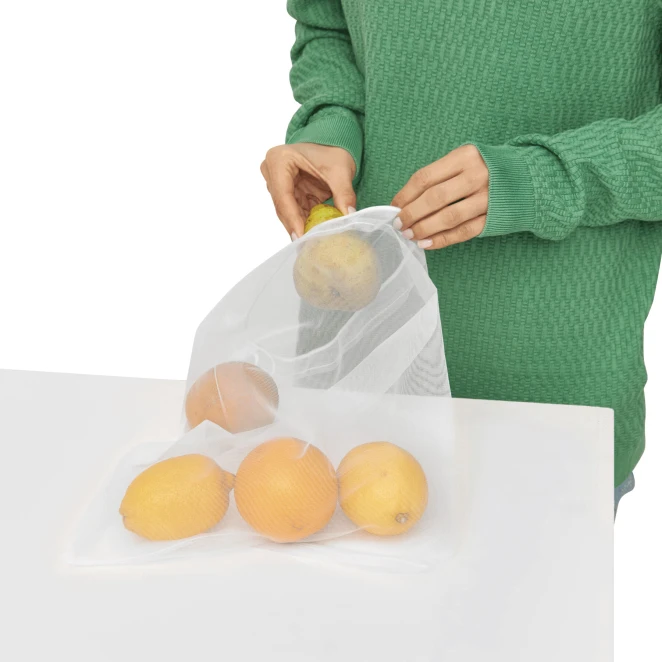 Zestaw siatek na owoce i warzywa BLUE PLANET SET do nałożenia logo Zdjęcie 6