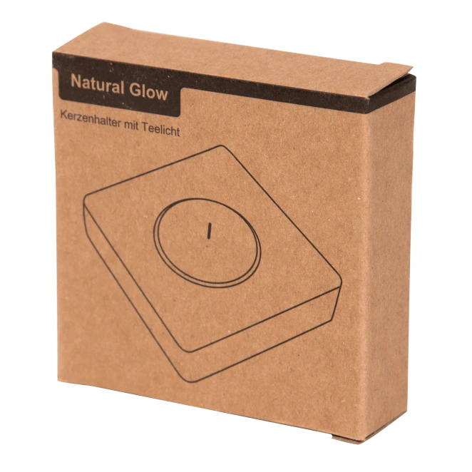 Podstawka na tealight NATURAL GLOW do naniesienia logo Zdjęcie 6