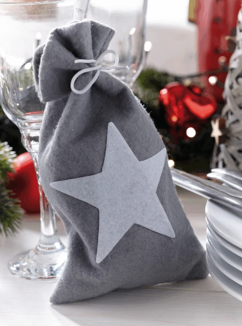 Woreczek filcowy WHITE SHINE z nadrukiem logo Zdjęcie 5