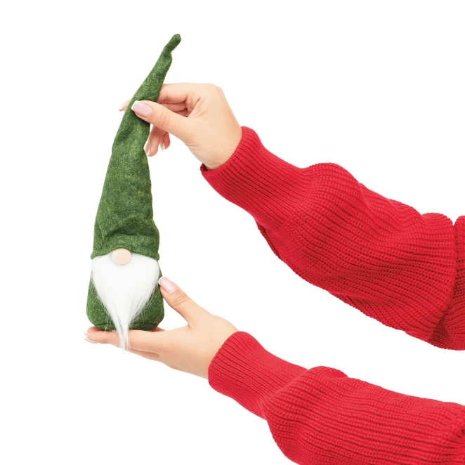 Filcowy świąteczny skrzat ze spiczastą czapką HANS z logo firmy Zdjęcie 6