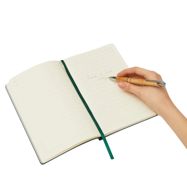 Pióro kulkowe TUCSON BAMBOO z nadrukiem logo Zdjęcie 6