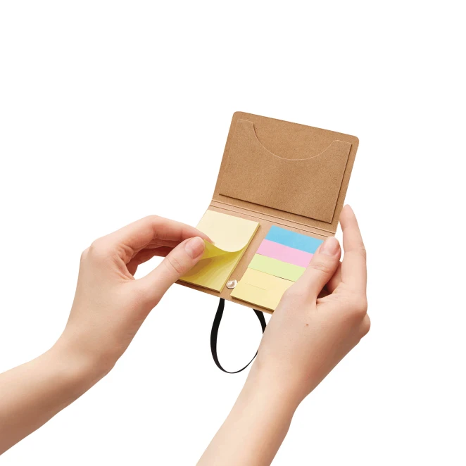 Pudełko na notatki STICK ME z logo firmy Zdjęcie 5