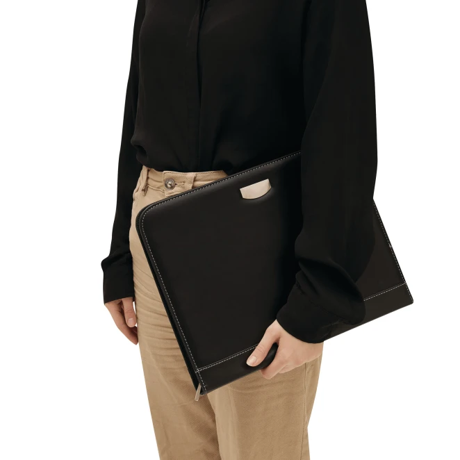 Teczka NOBLESSE ZIP z kalkulatorem do drukowania logo Zdjęcie 5