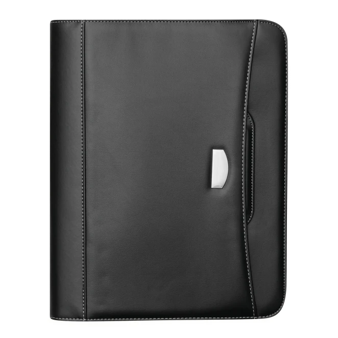 Portfolio NOBLESSE RING, portfolio ze skóry ekologicznej, w formacie A4 z nadrukiem logo Zdjęcie 3