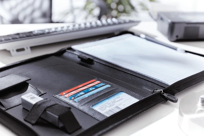 Portfolio HILL DALE ZIP w formacie A4 z nadrukiem na zamówienie Zdjęcie 7