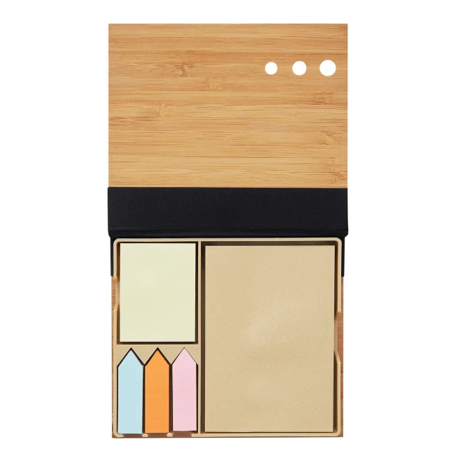 Pudełko na notatki BAMBOO NOTE z naniesieniem logo Zdjęcie 3