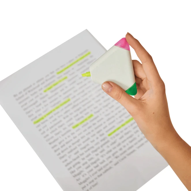 Trójkątny zakreślacz MARK IT 2.0 z naniesieniem logo Zdjęcie 4