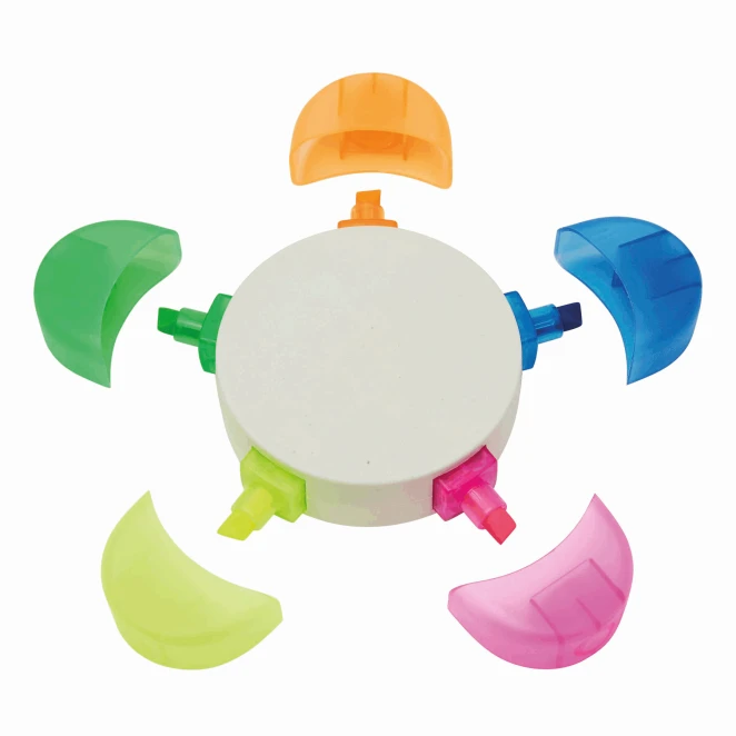 Zakreślacz w kształcie kwiatka FLOWER z nadrukiem logo Zdjęcie 4