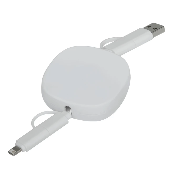 Kabel do ładowania i przesyłania danych TRANSFER SQUARE z logo Zdjęcie