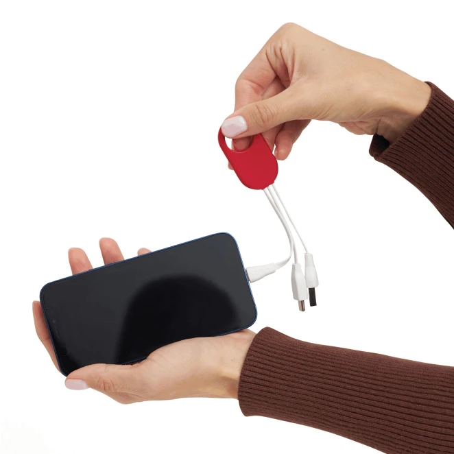 Kabel ładujący GET THREE z nadrukiem na zamówienie Zdjęcie 5