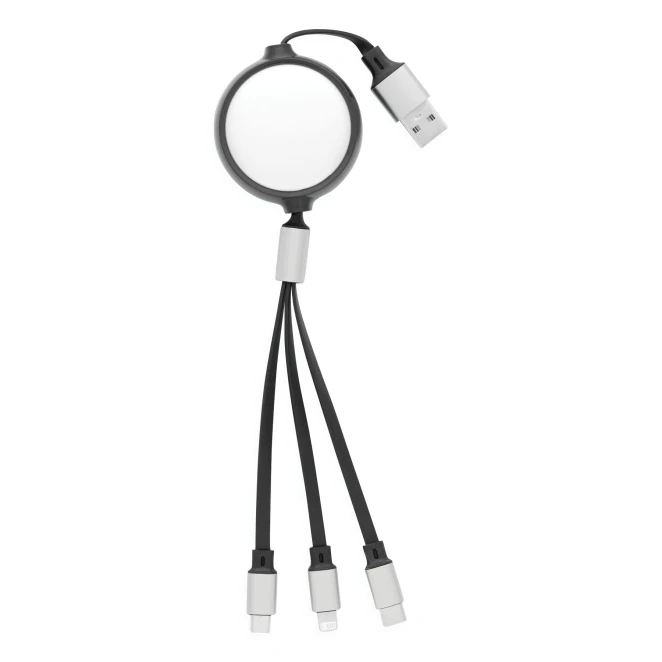 Kabel ładujący RETRACT z logo Zdjęcie 3