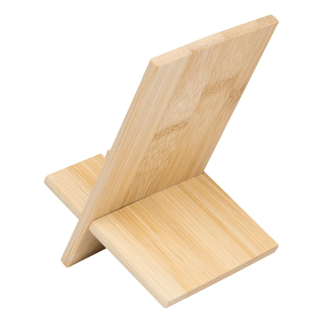 Stojak na smartfon BAMBOO CHAIR z logo firmy Zdjęcie 2