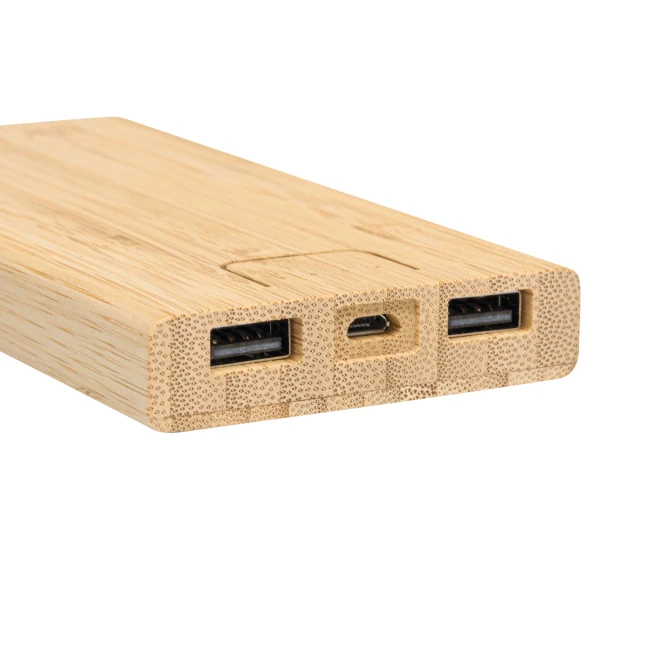 Powerbank BAMBOO ENERGY do drukowania logo Zdjęcie 6
